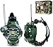 AOKON Walkie Talkies for Kids, Two-Way Long Range Watch Radio Transceiver with Flashlight for Children, Cool Outdoor Toys Gifts for Girls & Boys, 2 Pack