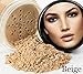 BEIGE FOUNDATION Sample to Bulk Sizes Mineral Makeup Matte Jar Bare Face Powder Sheer Natural Cover (20 Gram Sifter Jar)