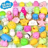 72-Pack Halloween Mochi Squishy Toys - Cute Kawaii Stress Relief, Party Favors, Goody Bag Fillers For Kids