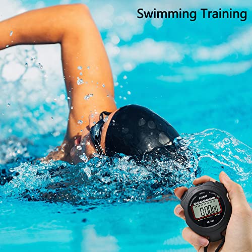 PULIVIA Sports Stopwatch Timer Single Lap Split Digital Stopwatch for