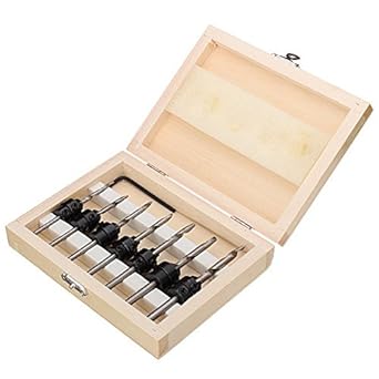 Generic 7pcs/sets woodworking drill taper hole drilling woodworking openings Wood screw drilling