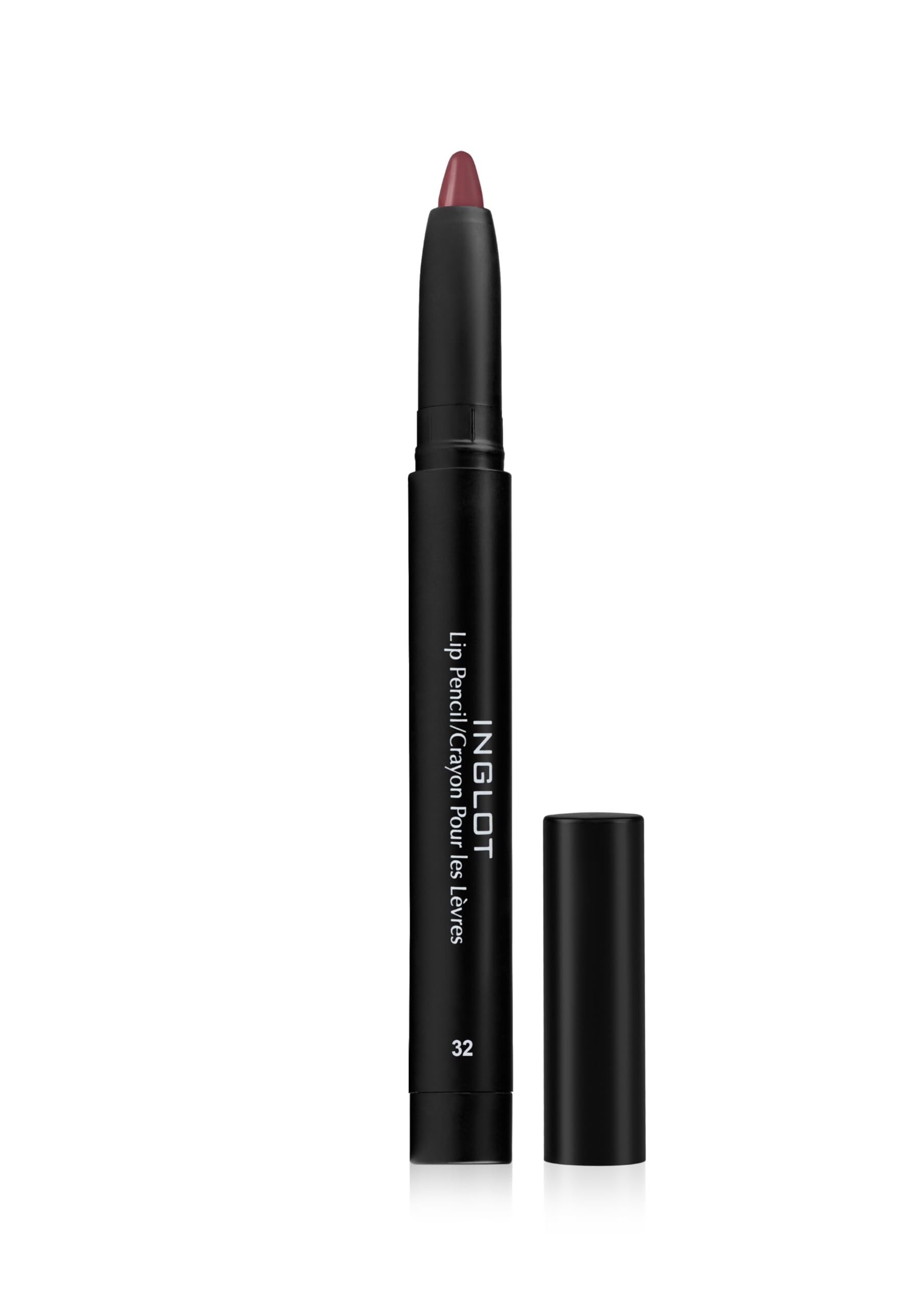 Inglot AMC Lip Pencil Matte - Matte lip pencil | Extra soft formula | Ideal for contouring and shaping the lips | Long-lasting formula | Smooth finish | 1.8 g | 32