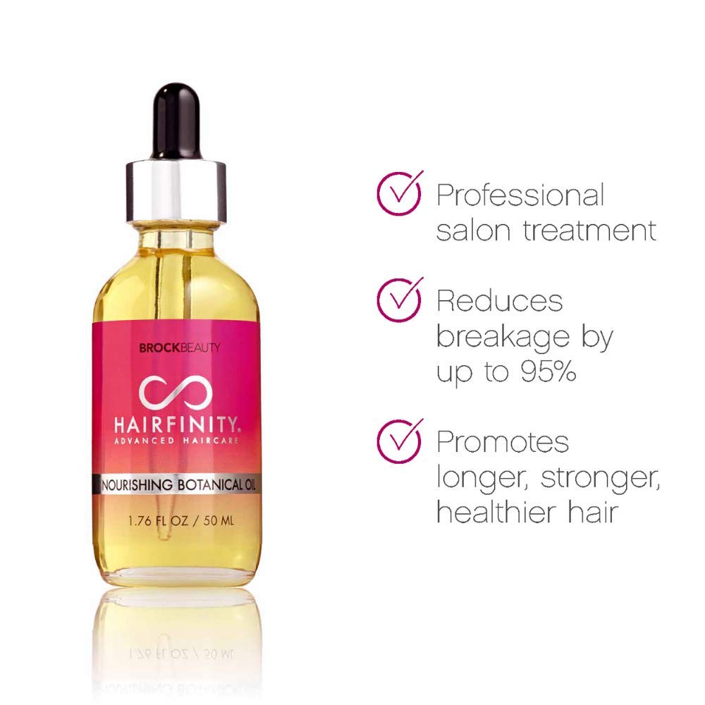 Hairfinity Botanical Hair Oil Growth Treatment for Dry Damaged Hair
