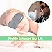 Eye Sleep Mask Cover Blackout, Wrahito 3D Contoured Light Blocking Blindfold Eyepatch for Deep Sleeping Rest with Moldex Ear Plugs and Travel Carry Pouch,Memory Foam Soft Slow Rebounding Cotton,Black