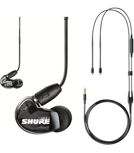 Amazon.com: Shure Aonic 215 Tw2 in Ear Wireless Headphones, Black