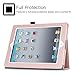 Fintie iPad 2/3/4 Case - Slim Fit Folio Stand Case Smart Protective Cover Auto Sleep/Wake Feature for Apple iPad 2, iPad 3 & iPad 4th Generation with Retina Display - Glitter Pink