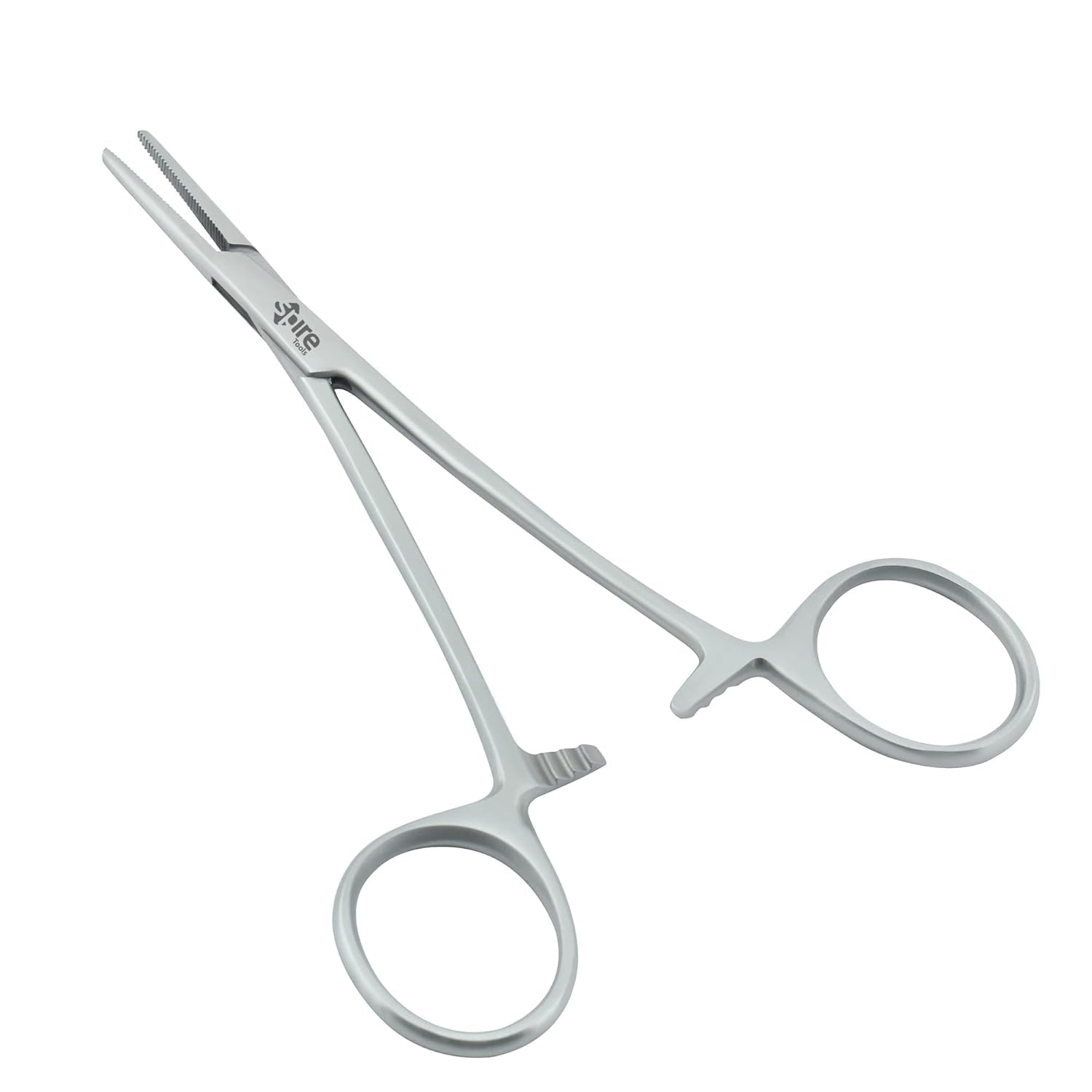 Spire Tools ® Stainless Steel Self-Locking Pick-Up Ear Hair Fishing Forceps Crafting Soldering Tweezers Piercing Pliers, Stud Ball Earings Holder Needle Grippers Dog Ear Hair Grooming Straight.