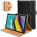 DTTO for Galaxy Tab S5e Case 2019 [SM-T720/SM-T725], Premium Leather Folio Cover with Hard Back for Samsung Galaxy Tab S5e 10.5 inch Tablet 2019 Released [Auto Sleep/Wake], Black