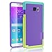 Galaxy Note 5 Case, TILL(TM) Ultra Slim 3 Color Hybrid Impact Anti-slip Shockproof Soft TPU Hard PC Bumper Extra Front Raised Lip Case Cover for Samsung Galaxy Note 5 V SM-N920 [Purple]