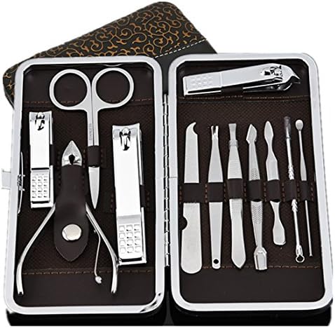 Toenail Clippers for Thick or Ingrown Toenails Stainless Steel with Portable Travel Case Manicure & Pedicure Set Nail Clipper Travel Set Professional Grooming Kit Pedicure Kit