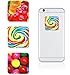 iDecoz Candy Microfiber Phone Screen Cleaner Sticker Pack for all Cell Phones and Cases / iPhone / Samsung / iPad Laptop Glasses & MORE! Personalize your device with the Cleaner You'll Never Lose!