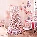 Valery Madelyn 52ct Elegant Shatterproof Christmas Ball Ornaments Decoration Peach Gold, Themed with Tree Skirt(Not Included)