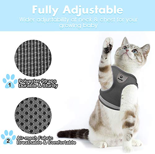image for Supet Cat Harness and Leash Set for Walking Escape Proof Small Cat and