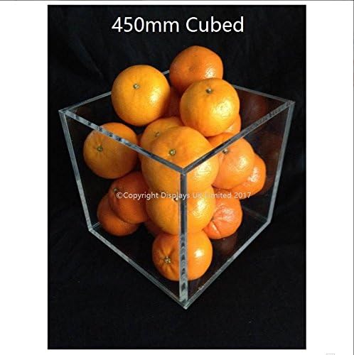 Perspex Acrylic Display Cube/Container - 450mm Cubed
