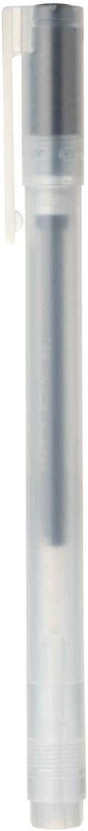 MUJI - Gel Ink Ballpoint Pen Cap Type 0.38mm Black (10 pieces): Office Products