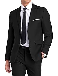 Men Suits Slim Fit 2 Piece Suit for Men,Two Button