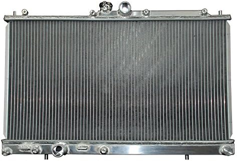 NileRoyal 2 ROW RACING FULL ALUMINUM RADIATOR FOR 2003-2008 MITSUBISHI EVO 7/8/9 EVOLUTION with Manual Transmission ONLY