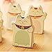 BLUECELL Pack of 6 Sets Cute Lucky Cat Shaped Sticky Notes Gift for Students Children, Style May Vary