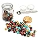 Sealing Wax Beads Set, Yoption 120 Pieces Mix Colors Star Shape Seal Wax Kit with 1 Wax Melting Spoon and 2 Candles for Wax Seal Stamp (Mix Color #1)