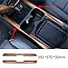 For Honda CRV CR-V 2017 ABS Peach Wood Grain Water Cup Holder Stripe Trim 2Pcs
