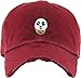 KBSV-056 BUR Panda Vintage Distressed Dad Hat Baseball Cap Polo Style