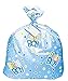 Extra-Large Blue Polka Dots Gift Bag for Baby Shower - 44