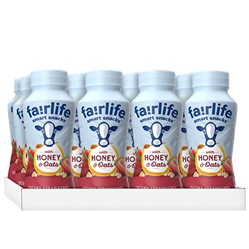 fairlife smart snacks Creamy Strawberry, 8 Fluid Ounce (Pack of 12)