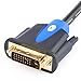 SHD 10ft DVI Cable, DVI-D Dual Link Male to Male Monitor Cable for PC, HDTV, Projector