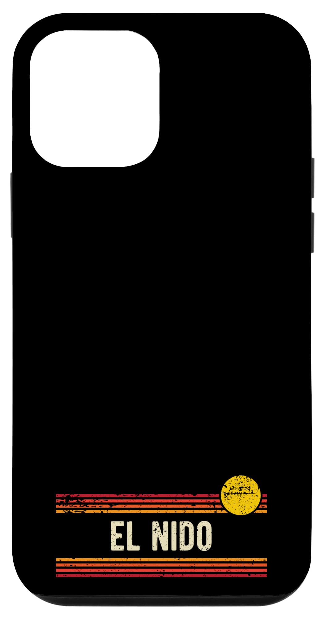 iPhone 12 mini El Nido Retro Vintage Distressed Sunset Design Case