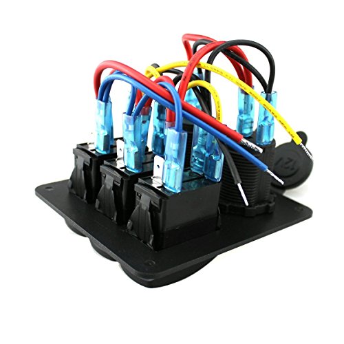 image for DCFlat 3 Gang / 4 Gang / 6 Gang / 8 Gang Circuit LED Car Marine Boat R
