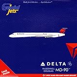 GeminiJets Delta MD-90 Airplane Model (1:400 Scale)