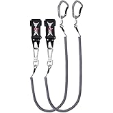 HERCULES M4 Fishing Lanyard, Fishing Pole Tether, Kayak Paddle Leash, Heavy Duty Retractable Coiled Lanyard for Fishing, Rods, Pliers, Boating, Paddles, Kayak