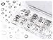 Performance Tool W5216 350pc SAE Lock & Flat Washer Assortment