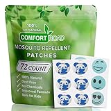 Mosquito Repellent Koala Patch - 72 Count - Keeps Insects and Bugs Far Away - Simply Apply to Clothes - Adult, Kid and Pet-Friendly - Convenient For Travel, Outdoor Concerts, Camping and Barbeques
