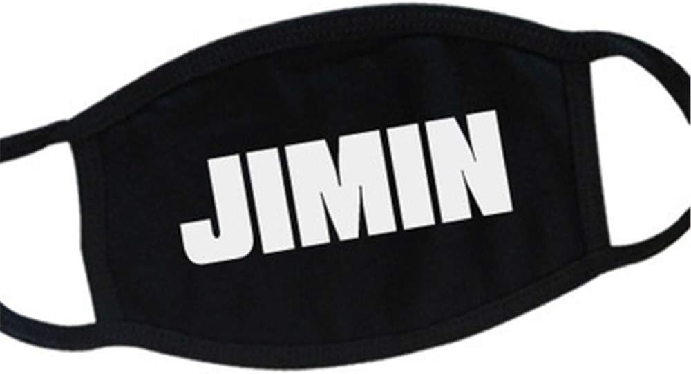 KPOP BTS Máscara de boca para niños con diseño de Suga Jimin V, JIMIN