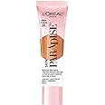 L'Oreal Paris Skin Paradise Water-infused Tinted Moisturizer with Broad Spectrum SPF 19 sunscreen lightweight, natural coverage up to 24h hydration for a fresh, glowing complexion, Deep 01, 1 fl oz