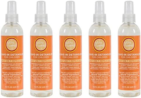 All Natural Head Lice Prevention Head Lice Leave in Detangler Gentle Enough for Children for Adults and Kids, by Gotcha Covered 5 Value Pack