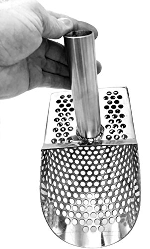 Beach Sand Scoop Garrett Metal Detecting Genuine Stainless Steel #2mm hole 9mm