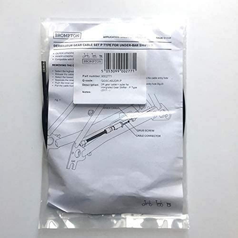Brompton derailleur Gear Cable, P Type for Integrated Shifter