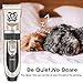 Dog Grooming Clippers Electric Dog Trimmer Shaver Clippers for Thick Coats Rechargeable Low Noise Cordless Puppy Grooming Kit for Large Small Dogs Cats Pet Animals