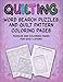 Quilting Word Search Puzzles and Quilt Pattern Coloring Pages: Puzzles and Coloring Pages for Quilt Lovers by Vickie Sloderbeck