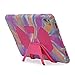 iPad Air 2 Case, Aceguarder Shockproof Kids Case Drop resistance Super Protection With Stand Cover Case for iPad Air 2 (pink camo-pink)