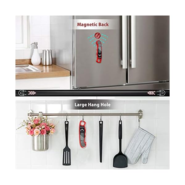 NIXIUKOL-Meat-Thermometer-Digital-Cooking-Thermometer-with-Instant-Read-2-Probe-Large-LCD-Screen-Temperature-Alarm-Magnet-Food-Thermometer-Perfect-for-Kitchen-Milk-BBQ-Grill-Oven-red NIXIUKOL Meat Thermometer Digital Cooking Thermometer with Instant Read, 2 Probe, Large LCD Screen, Temperature Alarm…