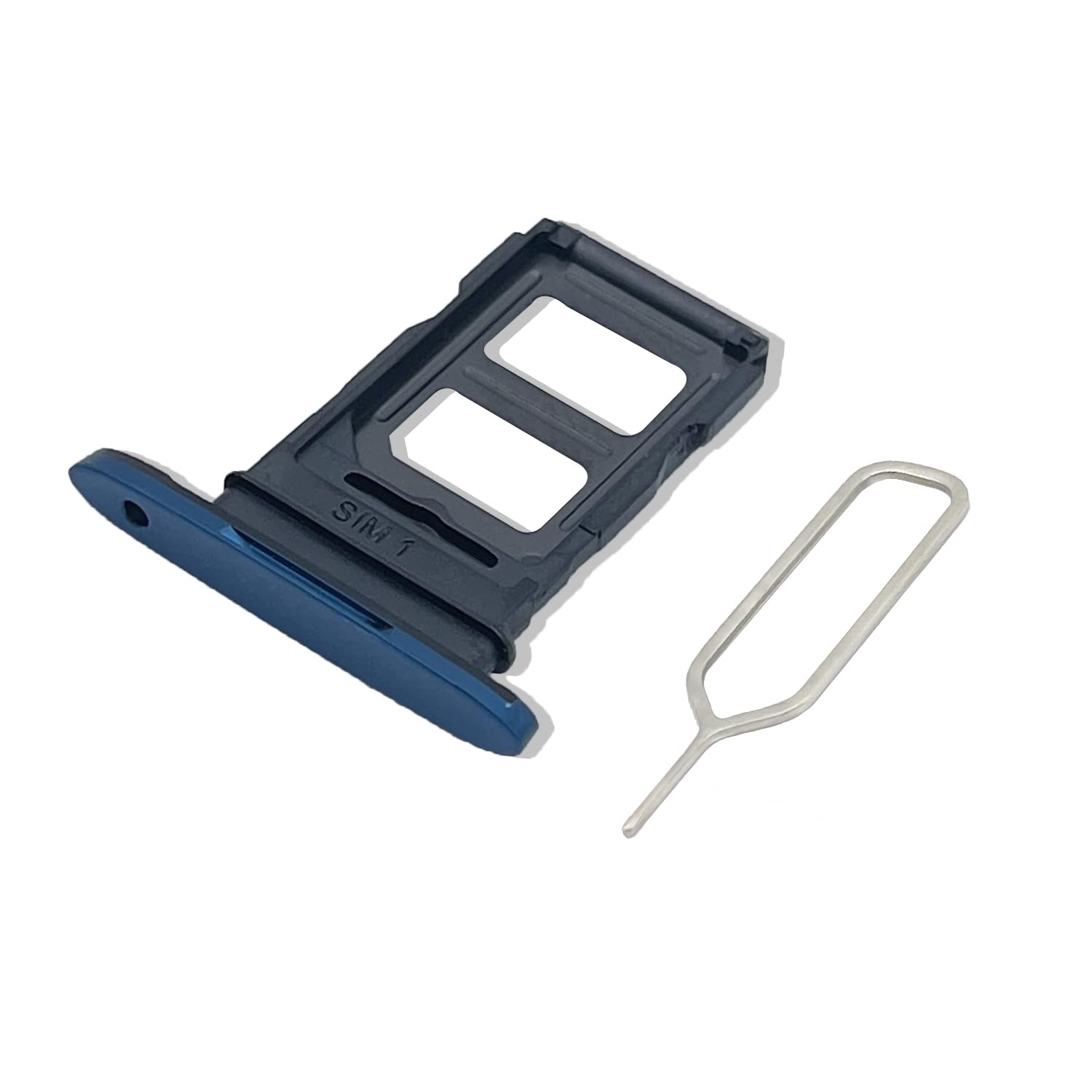 Eonpam Original DUAL SIM Card Slot Tray Holder Replacement for (OPPO Find X) Incl SIM Pin (Blue)