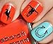 Country & Western Nail Art Waterslide Decals Set #2 - Horseshoes, Cowboy Boots