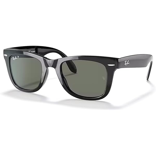 Amazon.com: New Ray Ban Folding Wayfarer RB4105 601 Glosssy Black