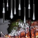 30cm 8 Tube 160 Leds Blue Color Shower Meteor Rain Light Tube for Wedding Party Christmas Xmas Decoration 5w Lights Waterproof By Bestumart