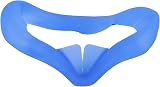 Shanrya Silicone VR Face Cover Dark Blue, Washable Light Blocker Sweat view 6