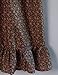 Women's Calico Pioneer Skirt Size ML, Brown