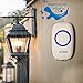 Wireless Doorbell Chime, PHYSEN Door Bell Chimes Operating at over 1300-ft Range Adjustable 58 Melodies & 5 Volume Levels